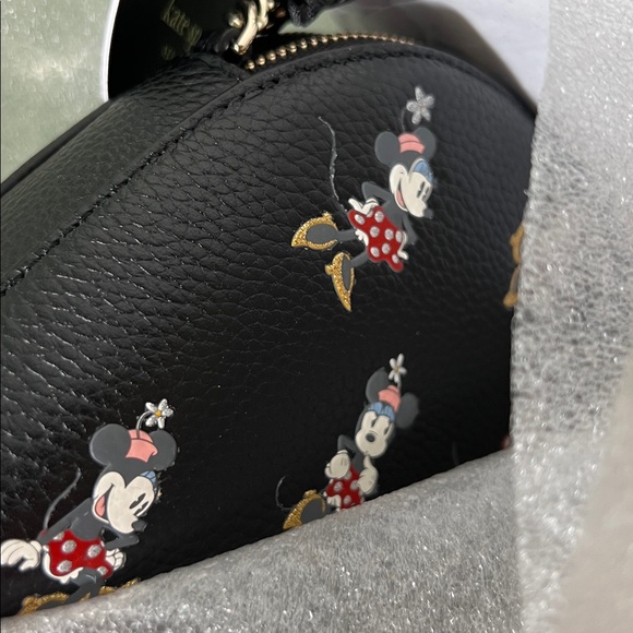 Brand New Kate Spade Minnie Mouse Double Zip Crossbody Purse - Picture 14 of 16